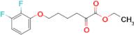 6-(2,3-Difluorophenoxy)-2-oxo-hexanoic acid ethyl ester