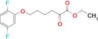 6-(2,5-Difluorophenoxy)-2-oxo-hexanoic acid ethyl ester