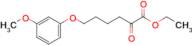 6-(3-Methoxyphenoxy)-2-oxo-hexanoic acid ethyl ester