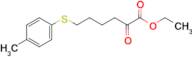 6-(4-Methylphenylthio)-2-oxo-hexanoic acid ethyl ester