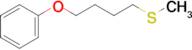 4-(Phenoxy)butyl methyl sulfide