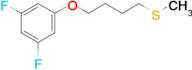 4-(3,5-Difluorophenoxy)butyl methyl sulfide