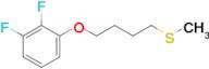 4-(2,3-Difluorophenoxy)butyl methyl sulfide