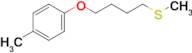 4-(4-Methylphenoxy)butyl methyl sulfide