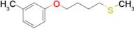 4-(3-Methylphenoxy)butyl methyl sulfide