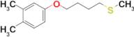 4-(3,4-Dimethylphenoxy)butyl methyl sulfide