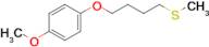 4-(4-Methoxyphenoxy)butyl methyl sulfide