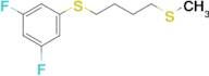 4-(3,5-Difluorophenylthio)butyl methyl sulfide