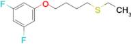 4-(3,5-Difluorophenoxy)butyl ethyl sulfide