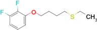 4-(2,3-Difluorophenoxy)butyl ethyl sulfide