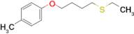 4-(4-Methylphenoxy)butyl ethyl sulfide