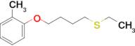 4-(2-Methylphenoxy)butyl ethyl sulfide