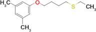 4-(3,5-Dimethylphenoxy)butyl ethyl sulfide