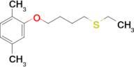 4-(2,5-Dimethylphenoxy)butyl ethyl sulfide