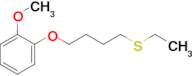 4-(2-Methoxyphenoxy)butyl ethyl sulfide