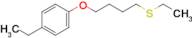 4-(4-Ethylphenoxy)butyl ethyl sulfide