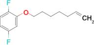 7-(2,5-Difluorophenoxy)hept-1-ene