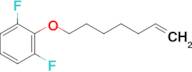 7-(2,6-Difluorophenoxy)hept-1-ene