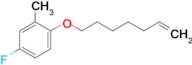 7-(4-Fluoro-2-methylphenoxy)hept-1-ene