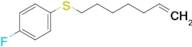 7-(4-Fluorophenylthio)hept-1-ene