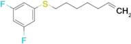 7-(3,5-Difluorophenylthio)hept-1-ene