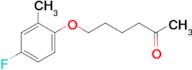 6-(4-Fluoro-2-methylphenoxy)hexan-2-one