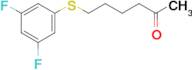 6-(3,5-Difluorophenylthio)hexan-2-one