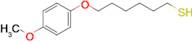 6-(4-Methoxyphenoxy)hexane-1-thiol