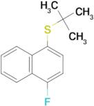 tert-Butyl (4-fluoro-1-naphthyl) sulfide