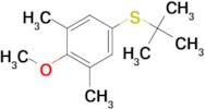 tert-Butyl (3,5-dimethyl-4-methoxyphenyl) sulfide