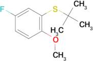 tert-Butyl (3-fluoro-6-methoxyphenyl) sulfide