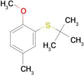 tert-Butyl (2-methoxy-5-methylphenyl) sulfide