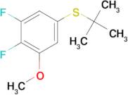 tert-Butyl (3,4-difluoro-5-methoxyphenyl) sulfide