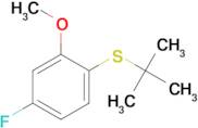 tert-Butyl (4-fluoro-2-methoxyphenyl) sulfide