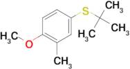 tert-Butyl (4-methoxy-3-methylphenyl) sulfide