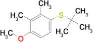 tert-Butyl (4-methoxy-2,3-dimethylphenyl) sulfide