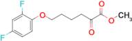 Methyl 2-oxo-6-(2,4-difluorophenoxy)hexanoate