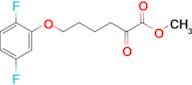 Methyl 2-oxo-6-(2,5-difluorophenoxy)hexanoate