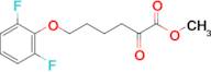 Methyl 2-oxo-6-(2,6-difluorophenoxy)hexanoate