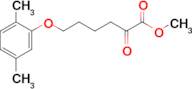 Methyl 6-(2,5-dimethylphenoxy)-2-oxohexanoate