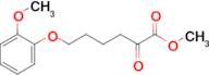 Methyl 6-(2-methoxyphenoxy)-2-oxohexanoate