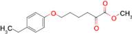 Methyl 6-(4-ethylphenoxy)-2-oxohexanoate