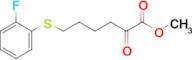 6-(2-Fluorophenylthio)-2-oxo-hexanoic acid methyl ester