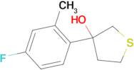 3-(4-Fluoro-2-methylphenyl)thiolan-3-ol