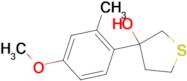 3-(4-Methoxy-2-methylphenyl)thiolan-3-ol