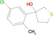 3-(3-Chloro-6-methylphenyl)thiolan-3-ol