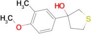 3-(4-Methoxy-3-methylphenyl)thiolan-3-ol