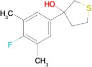 3-(4-Fluoro-3,5-dimethylphenyl)thiolan-3-ol