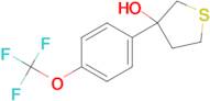 3-(4-(Trifluoromethoxy)phenyl)thiolan-3-ol