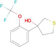 3-(2-(Trifluoromethoxy)phenyl)thiolan-3-ol